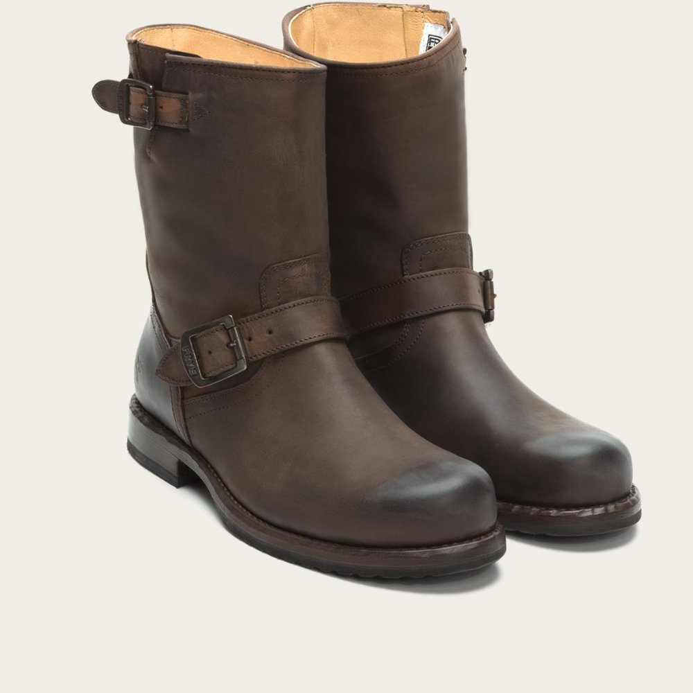 Frye Wayde Engineer Men's 9.5D brown leather boots